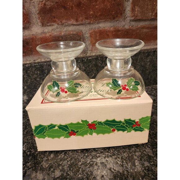 Avon Other - Vintage 1981 Avon Holiday Hostess Collection Holiday Candlestick Set Of 2.